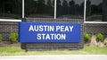 Police Station on Austin Peay, Memphis, TN Royalty Free Stock Photo