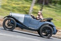 1946 Austin 16 Sedan driving on country road