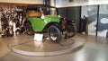 A vintage car at the Thinktank Science Museum in Birmingham, England