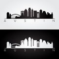 Austin skyline silhouette