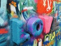 Austin Texas graffiti park Love Royalty Free Stock Photo