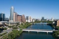 Austin Texas Skyline Cityscape above Capital city of Texas