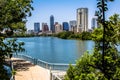 Austin Texas Trail with view Royalty Free Stock Photo