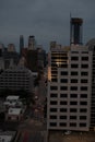 Rooftop view of the Austin, Texas Skyline at Sunrise