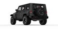 Black jeep wrangler rendering