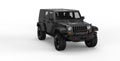 Black jeep wrangler rendering