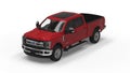 Various angled of a rendering of a Red Ford Truck F-150 Royalty Free Stock Photo