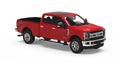 Various angled of a rendering of a Red Ford Truck F-150 Royalty Free Stock Photo