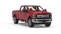 Various angled of a rendering of a Red Ford Truck F-150 Royalty Free Stock Photo