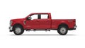 Various angled of a rendering of a Red Ford Truck F-150 Royalty Free Stock Photo