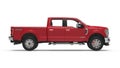 Various angled of a rendering of a Red Ford Truck F-150 Royalty Free Stock Photo