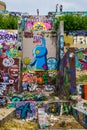 Austins Outdoor Graffiti Art Gallery Hope Spray Paint Royalty Free Stock Photo