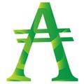 Austral Argentina currency symbol icon