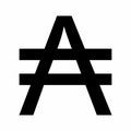 Austral currency symbol