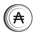 Austral icon, simple style