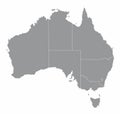 Australia administrative map