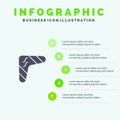 Australia, Australian, Boomerang, Indigenous, Travel, Weapon Solid Icon Infographics 5 Steps Presentation Background