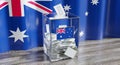 Australia - ballot box - voting, election concept Royalty Free Stock Photo