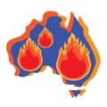 Australia bushfire-09 Royalty Free Stock Photo