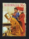1986 Australia 36c Three Wise Men MNH Stamp Royalty Free Stock Photo