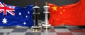 Australia China summit, fight or a stand off between those two countries that aims at solving political issues, symbolized by a