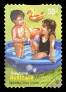 AUSTRALIA - Postage stamp Royalty Free Stock Photo