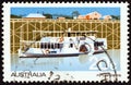 AUSTRALIA - CIRCA 1979: A stamp printed in Australia shows Canberra paddle-steamer, circa 1979.