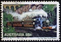 AUSTRALIA - CIRCA 1979: steam locomotives, circa 1979