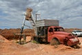 Australia, Coober Pedy, mining equipment Royalty Free Stock Photo