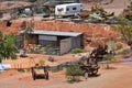 Australia, Coober Pedy, mining equipment Royalty Free Stock Photo