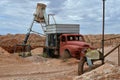 Australia, Coober Pedy, mining equipment Royalty Free Stock Photo
