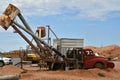 Australia, Coober Pedy, mining equipment Royalty Free Stock Photo