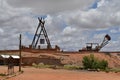 Australia, Coober Pedy, mining equipment Royalty Free Stock Photo