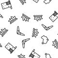 Australia Country Nation Cultural Vector Seamless Pattern Royalty Free Stock Photo
