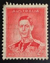 Australia 2d postage stamp Royalty Free Stock Photo