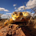 Australia dangerous venomous snakes image Generative AI