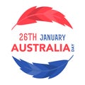 Australia Day on January 26th.