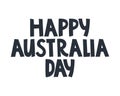 australia day Lettering celebration