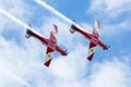 Australia Day Red Arrows Display Royalty Free Stock Photo