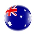 Australia flag icon in the Royalty Free Stock Photo