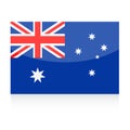 Australia Flag Vector Icon Royalty Free Stock Photo