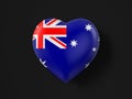 Australia heart flag