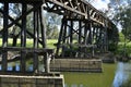 Australia, NSW, Gundagai, old bridge Royalty Free Stock Photo