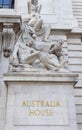 Australia House on the Strand in London Royalty Free Stock Photo