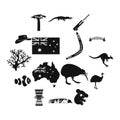 Australia icons simple