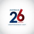 Australia Independence Day Vector Template Design Illustration