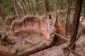 Australia: industrial ruins storage tanks