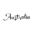 Australia lettering and calligraphy
