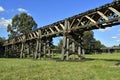 Australia, NSW, Gundagai, old bridge Royalty Free Stock Photo