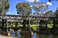 Australia, NSW, Gundagai, old bridge Royalty Free Stock Photo